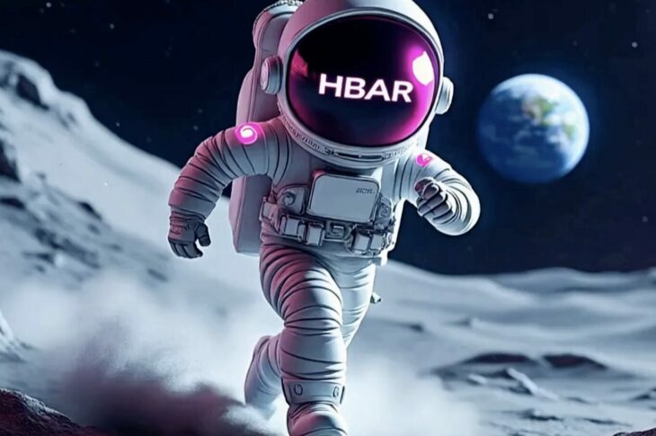Hedera HBAR Astronaut – Moon Running Adventure - Funny Memes, Videos & Clips
