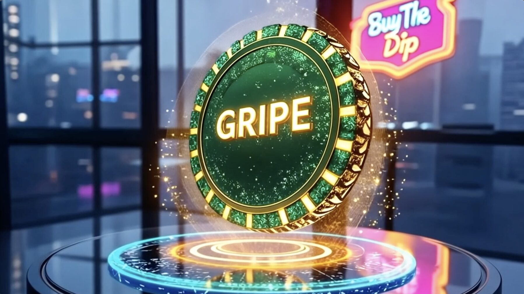 The GRIPE Coin – A Futuristic Masterpiece of Innovation - Funny Meme, Video & Clips