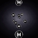 Hedera HBAR floating coin loop animation with multiple metallic coins rotating in a seamless infinite loop, featuring glowing reflections and cinematic lighting effects.