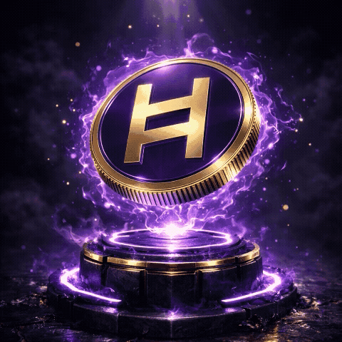 HubSuite HSUITE crypto coin with gold symbol and black glossy finish