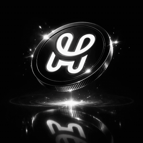 HashPack PACK token coin black metallic Hedera crypto wallet token image